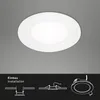 LED vestavné svítidlo, Ø 8,6 cm, 3 W, bílé, Briloner Náhled obrázku produktu 4