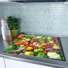 Spritzschutz Herdabdeckplatte Schneidebrett aus Glas Obst Produktbild-Vorschau 2