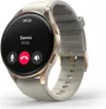 A smartwatch is shown on a white background, displaying an incoming call. Voir les images du produit