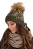 Vivisence dame mütze kopfbedeckung bommel winter warm dick Produktbild-Vorschau 2