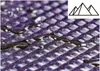 A close-up of a textured purple surface with water droplets, with a small graphic of mountains in the top right corner. Anteprima dell’immagine prodotto