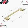 KOTARBAU® Möbelgriffe Gold 148 mm Griffe Möbel ZnAl Produktbild-Vorschau 3