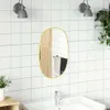 vidaXL Lustro ścienne złote 60x40 cm Podgląd zdjęcia produktu 3