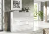 Moderne Kommode 120 cm mit 2 Türen und 4 Schubladen Produktbild-Vorschau 4