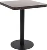 vidaXL Bistro stôl tmavohnedý 60x60 cm MDF Náhľad obrázku produktu 6
