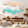 Bild auf Leinwand - Leinwandbild - Meer Welle Sand - Produktbild-Vorschau 7