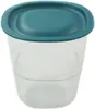 Tupperware Clear Collection Becher 230 ml dunkeltürkis Produktbild-Vorschau 1