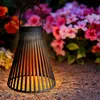 LED Solar Laterne schwarz - 23 cm - Garten Deko Leuchte zum Produktbild-Vorschau 7