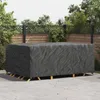 vidaXL Copridivano nero a tinta unita 280 x 204 x 106 cm Anteprima dell’immagine prodotto 2