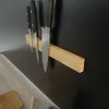 com-four® Messer Magnetleiste aus Bambus zur Wandmontage - Produktbild-Vorschau 3