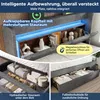 Polsterbett 180x200 cm mit hydraulischem Stauraum und Produktbild-Vorschau 3