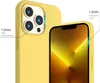 A yellow iPhone case is shown from two angles, highlighting its protective features. Anteprima dell’immagine prodotto