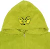 Grinch-Fleece-Schlafanzug, einteilig, Damen-Onesie mit Produktbild-Vorschau 5