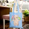 Mr. & Mrs. Panda Jutebeutel Tierpflegerin Herz - Sky Blue - Produktbild-Vorschau 4