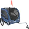 Hundeanhänger 45 kg Fahrradanhänger Kohlenstoffstahl + 600D Produktbild-Vorschau 9
