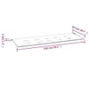 vidaXL Coussin pour banc de jardin Gris 150x50x4 cm Tissu Voir les images du produit 7