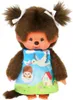 Fillette en robe de cigogne | 20 cm | Poupée Monchhichi | Voir les images du produit 4
