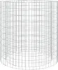 vidaXL Gabionen-Feuerstelle Ø 100 cm Verzinktes Eisen Produktbild-Vorschau 1