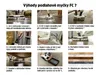 Collage of images demonstrating the features and benefits of a floor cleaning machine. Produktbild-Vorschau