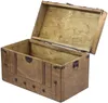 Coffre en bois de style colonial, brun, 62x34x36 cm, coffre Voir les images du produit 4