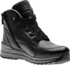 A black leather boot is shown from the side against a white background. Anteprima dell’immagine prodotto