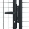 vidaXL Gaashek voor de tuin, verzinkt staal, 400 x 100 cm, Productafbeelding-voorbeeld 3