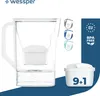 Caraffa filtrante per frigorifero Wessper D3 Slim AquaMax Anteprima dell’immagine prodotto 1