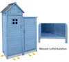 Abri de jardin 110 × 52 × 170 cm, en bois résistant aux Voir les images du produit 9