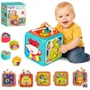 Woopie Baby Interactieve Sensorische Kubus Educatieve Productafbeelding-voorbeeld 1