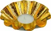 Teelichthalter Weihnachten Schwarz Gold Deko Ø12cm 2er Set, Produktbild-Vorschau 2