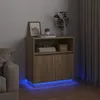 vidaXL LED příborník Sonoma dub 71 x 34,5 x 75 cm materiál Náhled obrázku produktu 6