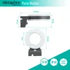 Diagrams and specifications for an outdoor motion-sensing lamp. Produktbild-Vorschau