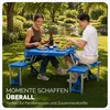 CASARIA® Camping Klapptisch Set mit 4 Stühlen Campingtisch Produktbild-Vorschau 4