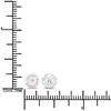 Vira Jewels Ohrstecker 925/- Sterling Silber 0,6cm weiß Produktbild-Vorschau 3