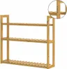 CASARIA® Badregal Holz Schwebend Küche 3 Ablagen 30kg Produktbild-Vorschau 8