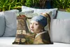 MuchoWow® Outdoor Kissen - Das Mädchen mit dem Produktbild-Vorschau 4