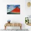 Giallobus - Red Fuji - Hokusai - 100L x 70l cm - Quadro - Anteprima dell’immagine prodotto 3