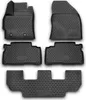 2013-2018 Toyota Verso Fußmatten TPE Schwarz 5 tlg Produktbild-Vorschau 1
