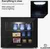 klarstein malá mini mrznička 42 l so sklenenou prednou Náhľad obrázku produktu 4