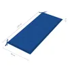 vidaXL Banc de jardin pliable avec support 118 cm bambou Voir les images du produit 11