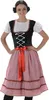 Costume Dirndl da donna bavarese costume tradizionale Anteprima dell’immagine prodotto 3