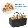 Jayseuw Sacs en feutre pour bois de chauffage 4 pièces 50 x Voir les images du produit 3