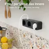 VOOMY Adattatore per prese multiple 5 in 1 con 2 USB e 3 Anteprima dell’immagine prodotto 4