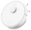 A white Dreame robotic vacuum cleaner is shown from a diagonal angle against a white background. Voir les images du produit