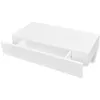 A white floating shelf with an open drawer, shown against a white background. Náhľad obrázku produktu