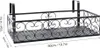 Iron Balcony Hanging Flower Rack Pot Stand Plant Storage Produktbild-Vorschau 9