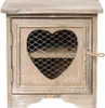 Clayre & Eef Eierschrank 19x14x19 cm Braun Holz Herz Produktbild-Vorschau 1