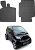 1998-2007 Smart ForTwo Fußmatten Gummi Schwarz 2 tlg Produktbild-Vorschau 1