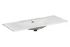 SKY120-8099 Umywalka meblowa biała ceramiczna 121 x 46 cm Podgląd zdjęcia produktu 1