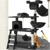 Kratzbaum Marcel 141 cm inklusive Treppe, Spielkordel und Produktbild-Vorschau 9